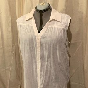 $3/20 NWT Faded Glory Gauze Smock Shirt